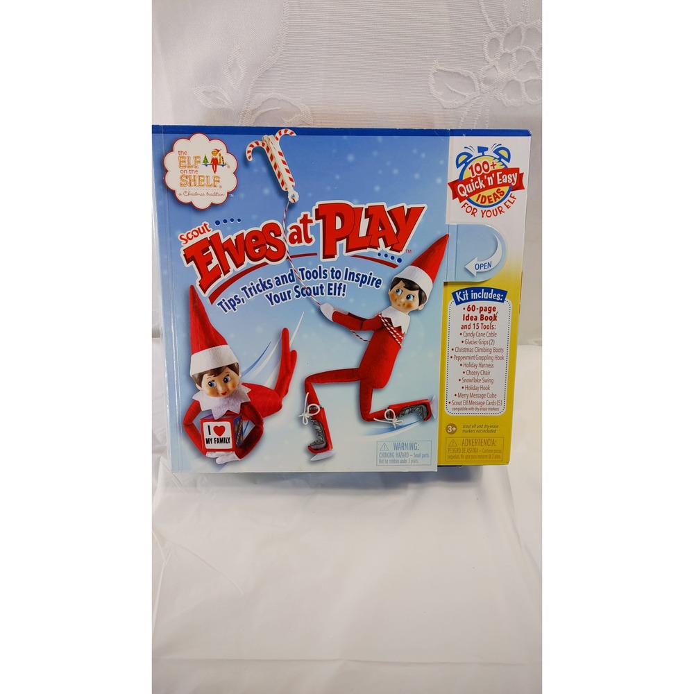 Elf on the Shelf Scout Elves at Play Kit 60 Page Idea Book and 15 Tools Set